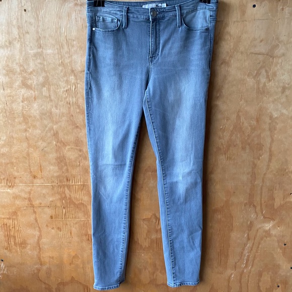 Athleta High Rise Sculptek Gray Stretch Jean raw frayed hem. Not shown - Picture 5 of 16